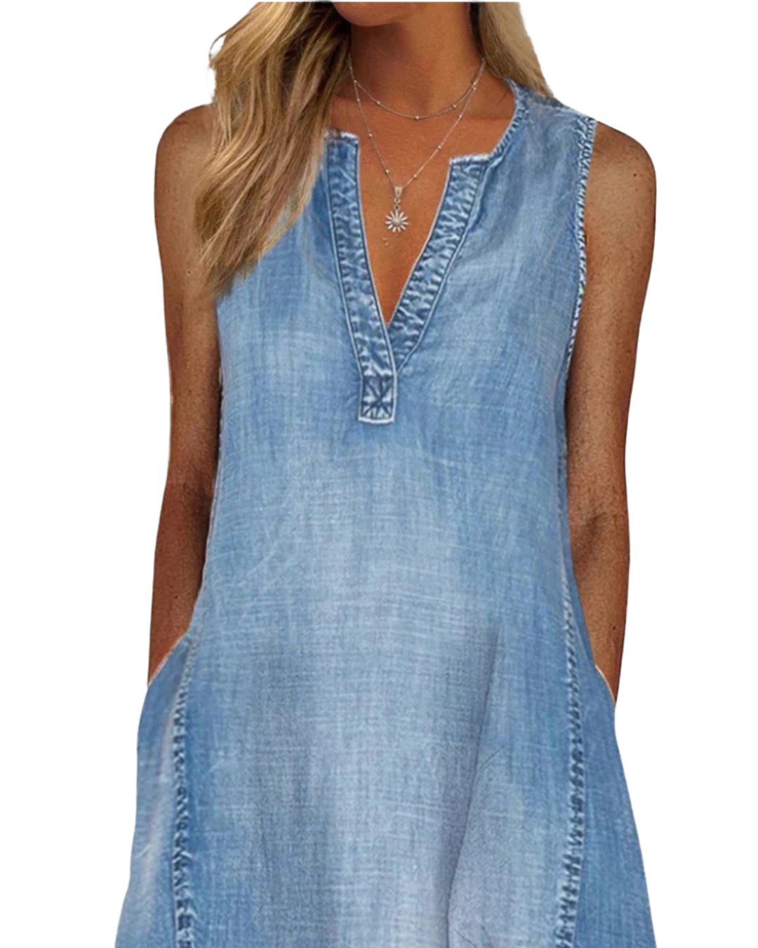 Sofia | Comfortable Denim Dress