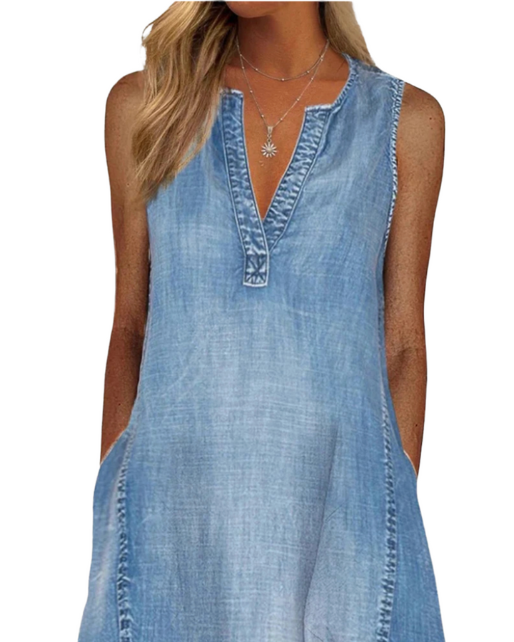 Sofia | Comfortable Denim Dress