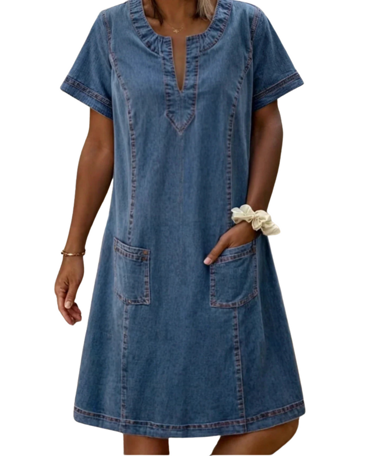 Anya | Soft Denim Dress