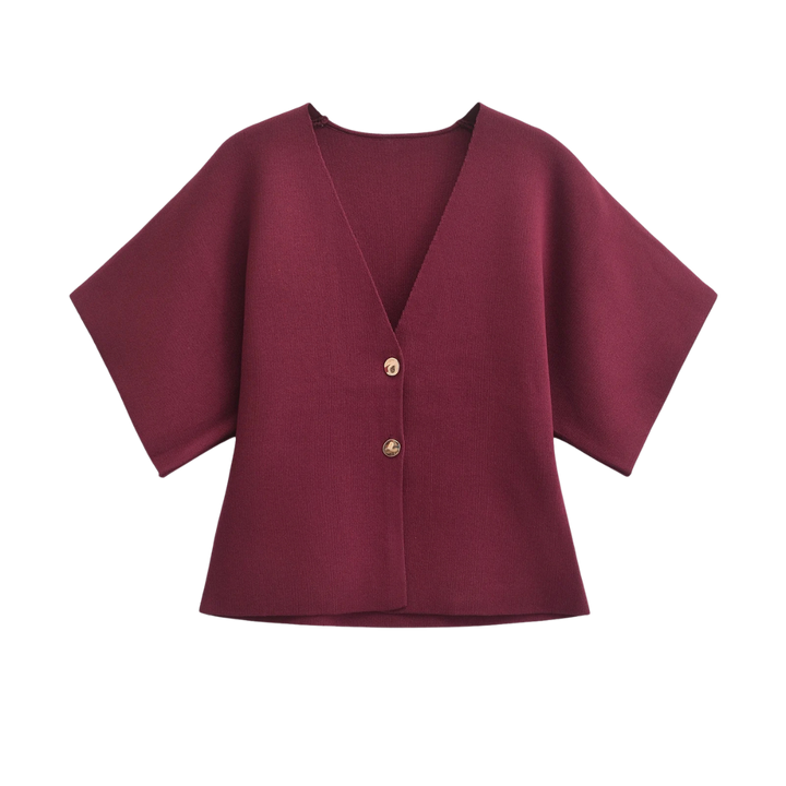 Jade | Minimalist Elegant Blouse with Button Front