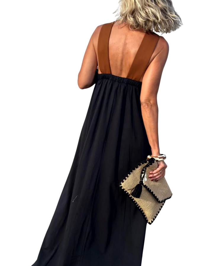 Sienna | Elegant Dress with Open Back and Fashionable Halter Neckline