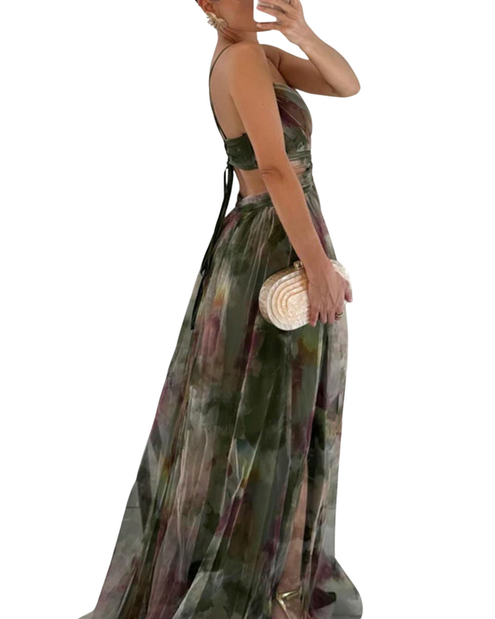 Giselle | Enchanting Maxi Dress with Floral Pattern