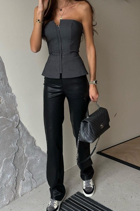 Faye | Strapless Corset Top