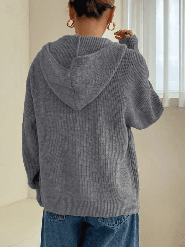 Warmth & Whispers Autumn Cardigan Hoodie