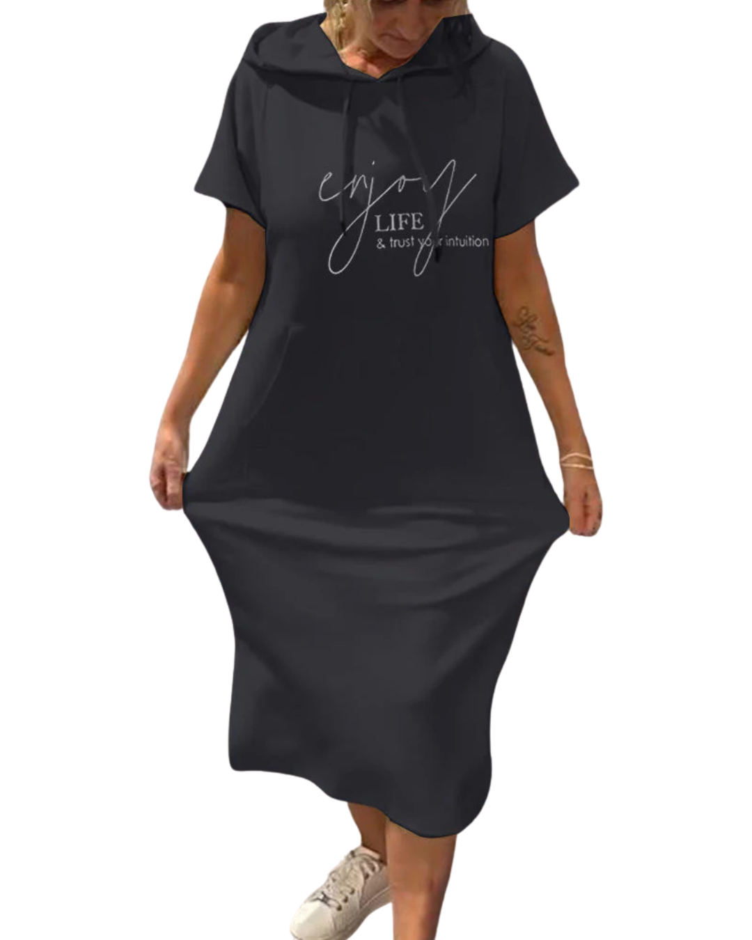 Ebba | Comfortable Dress with Hood and Feminine Fit