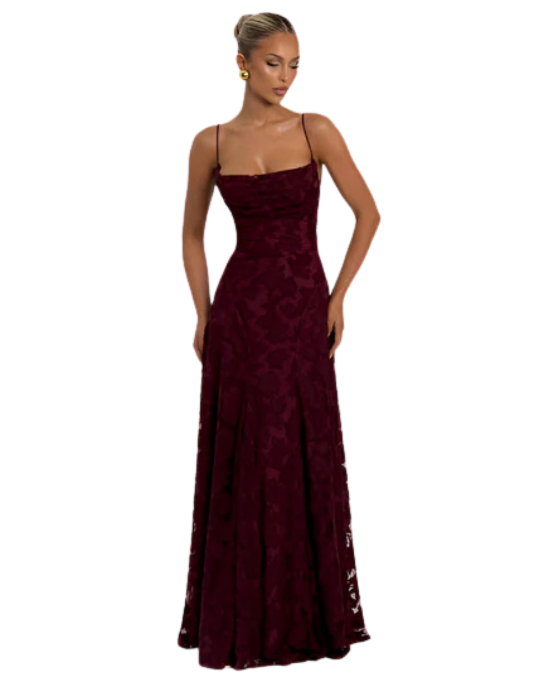 Francisa | Lace Corset Maxi Dress