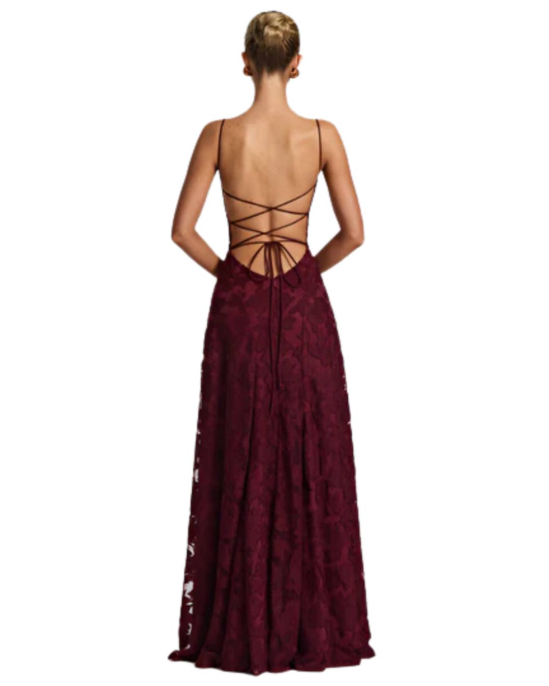 Francisa | Lace Corset Maxi Dress