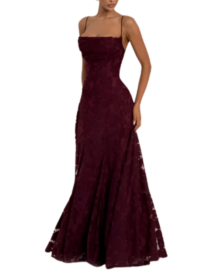 Francisa | Lace Corset Maxi Dress