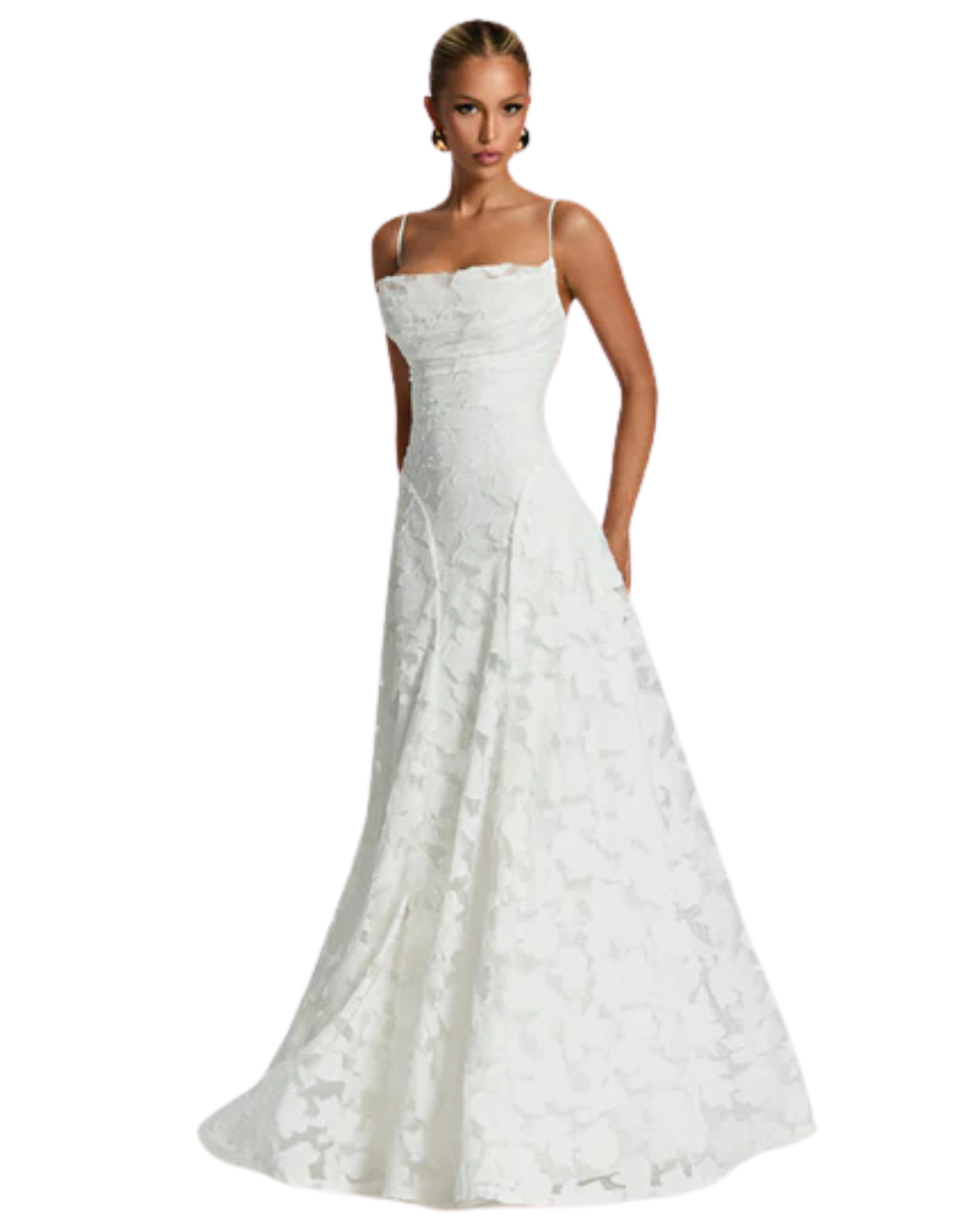 Francisa | Lace Corset Maxi Dress