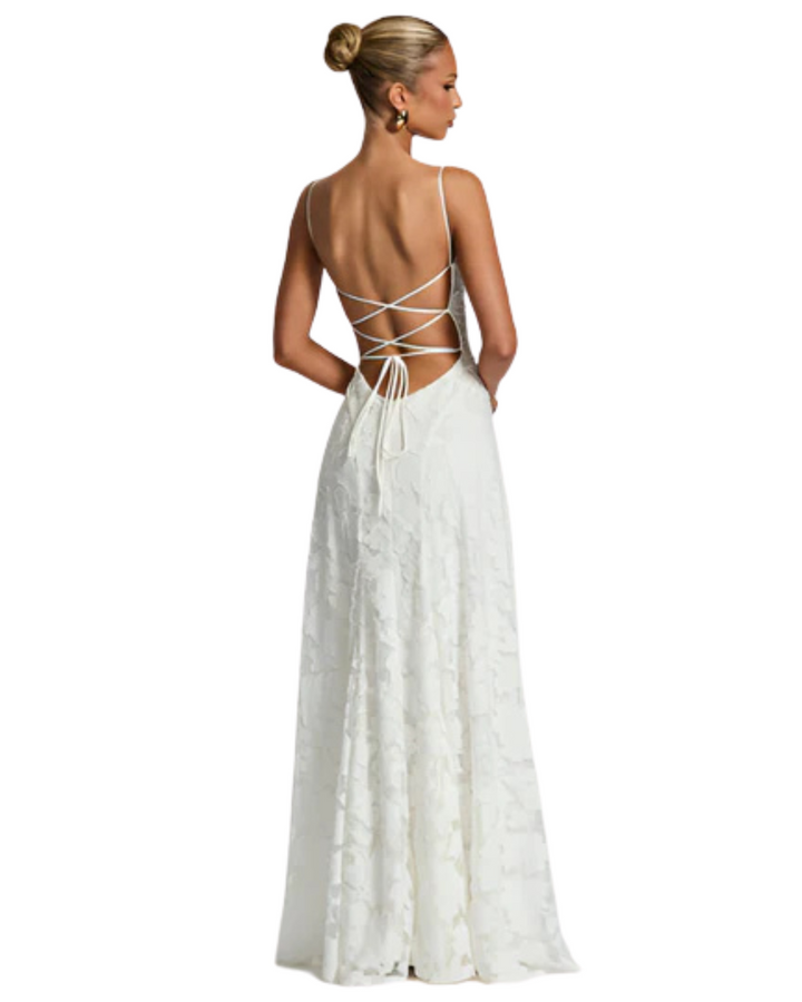 Francisa | Lace Corset Maxi Dress