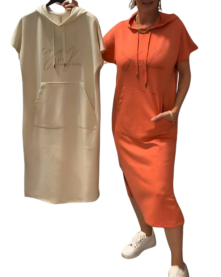 Ebba | Comfortable Dress with Hood and Feminine Fit