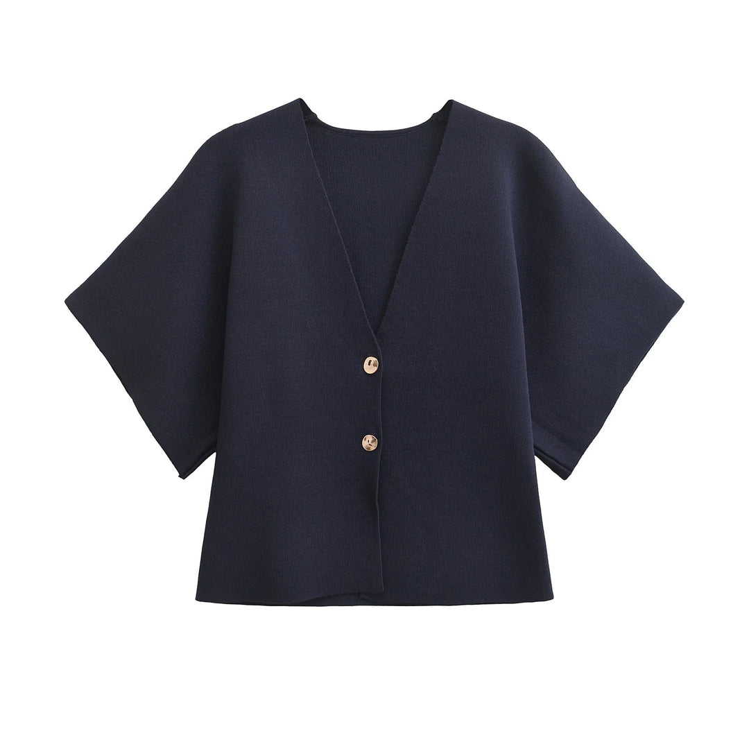 Jade | Minimalist Elegant Blouse with Button Front