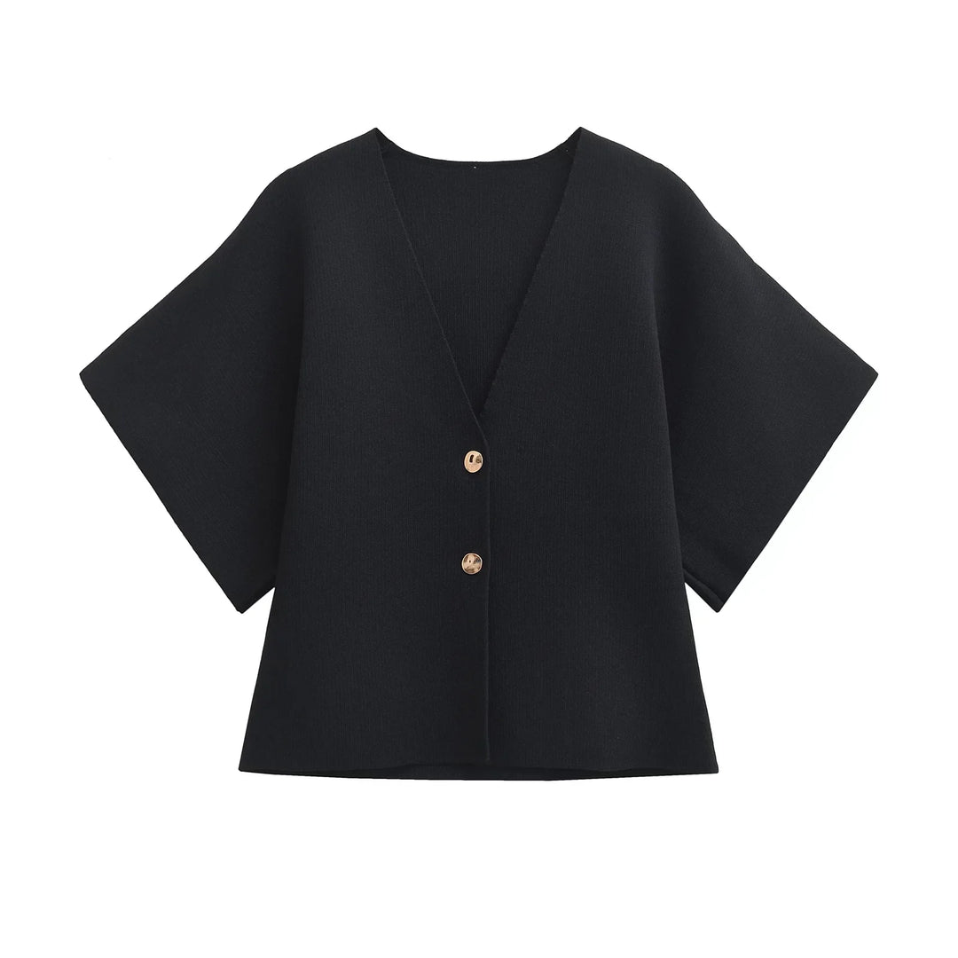 Jade | Minimalist Elegant Blouse with Button Front