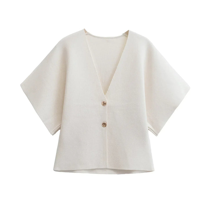 Jade | Minimalist Elegant Blouse with Button Front