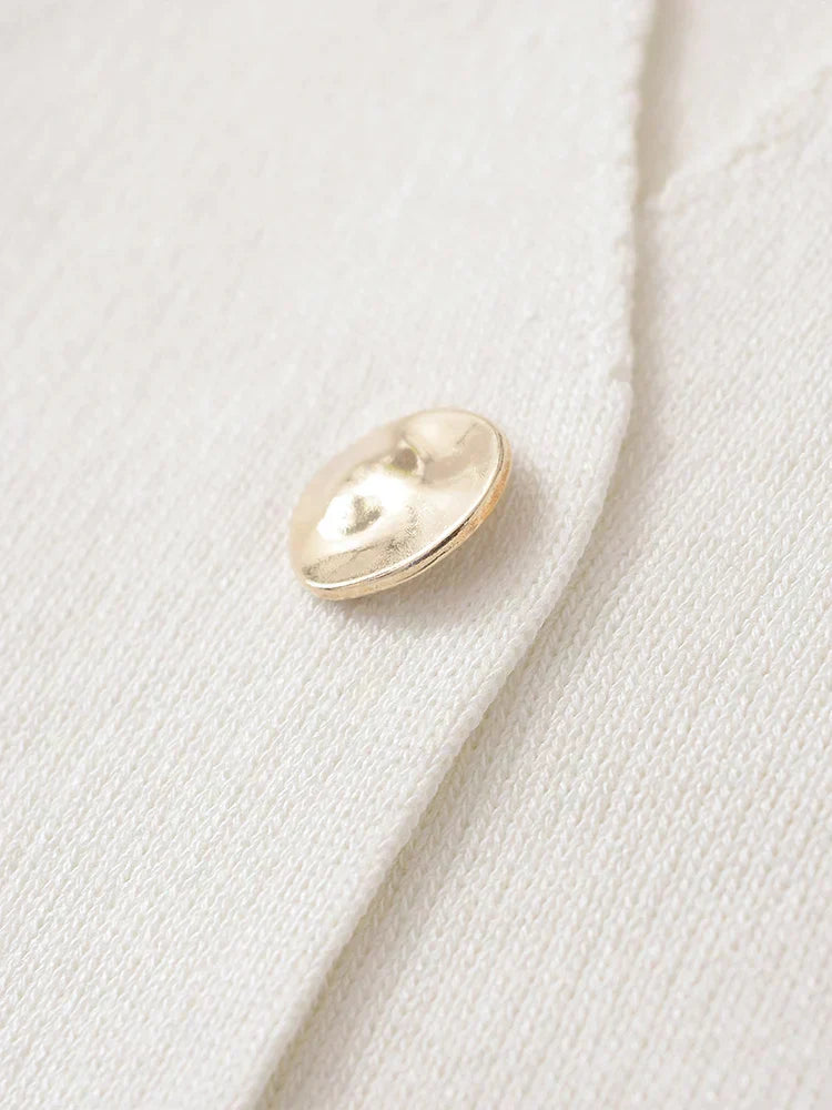 Jade | Minimalist Elegant Blouse with Button Front