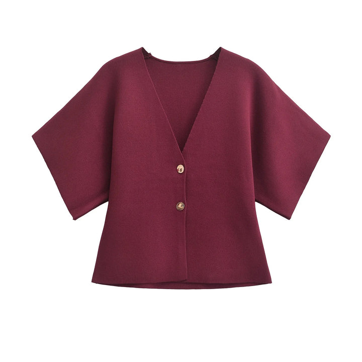 Jade | Minimalist Elegant Blouse with Button Front
